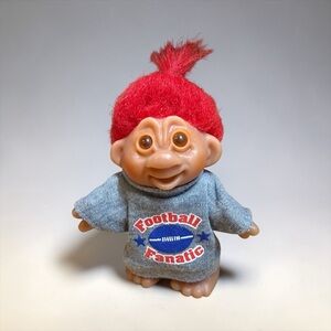 1986 FOOTBALL FANATIC  - 5" DAM Troll Doll - Collectable